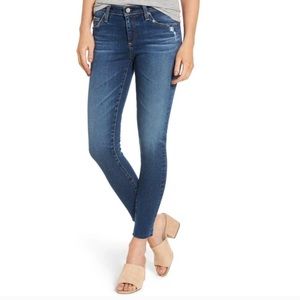 AG raw hem skinny jeans size 25